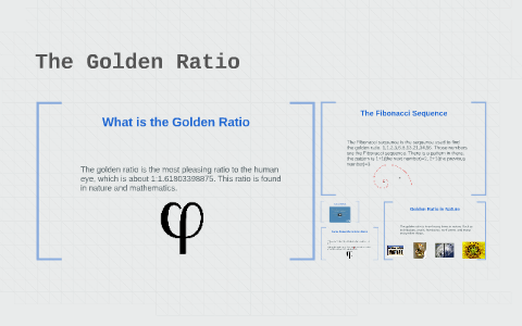 The Golden Ratio by Evan Campbell on Prezi