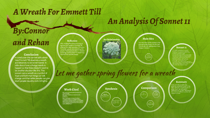 a wreath for emmett till poem a wreath for emmett till poem