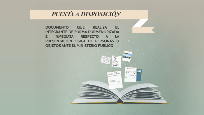 PUESTA A DISPOSICION by LUZ BARRERA on Prezi
