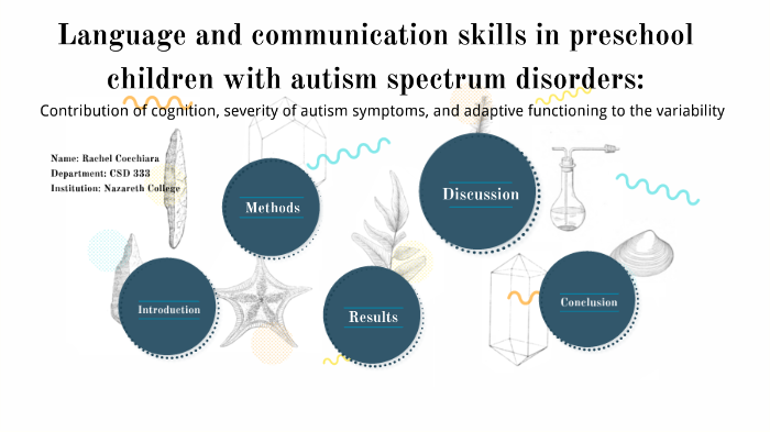 Language and communication skills in preschool children with autism ...