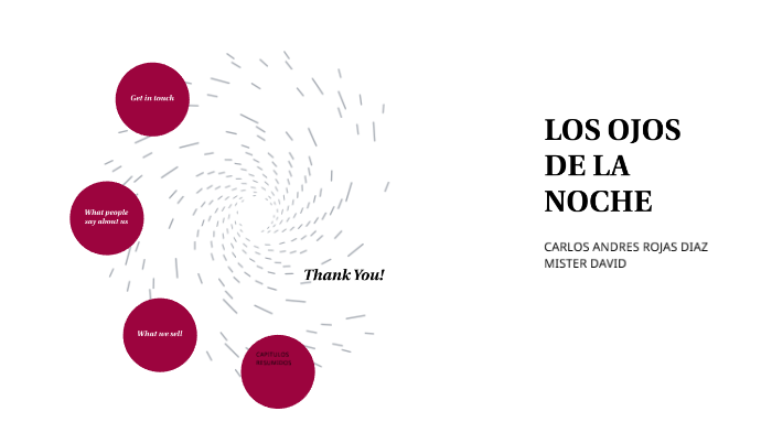 LOS OJOS DE LA NOCHE by Rojas #retos on Prezi