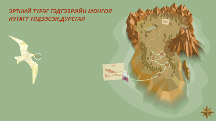 ЭРТНИЙ ТҮРЭГ ТЭДГЭЭРИЙН МОНГОЛ НУТАГТ ҮЛДЭЭСЭ,ДУРСГАЛ by О' Мягмар on Prezi