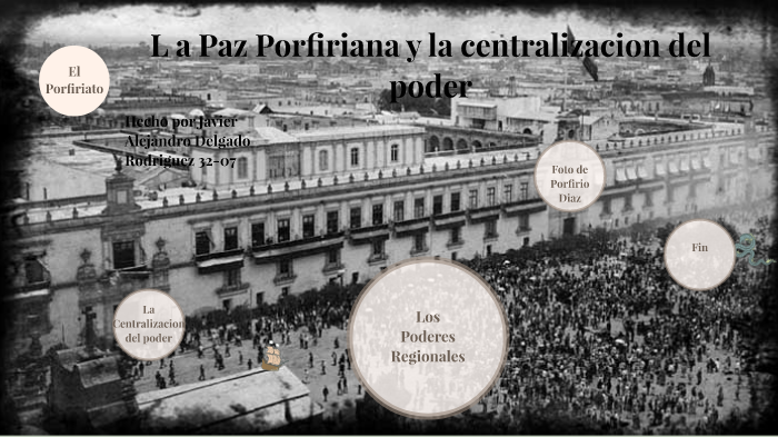 La Paz Porfiriana y la Centralizacion del Poder by javier alejandro