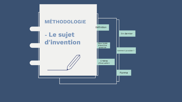 LE SUJET D'INVENTION AU LYCÉE by Anaïs Escure