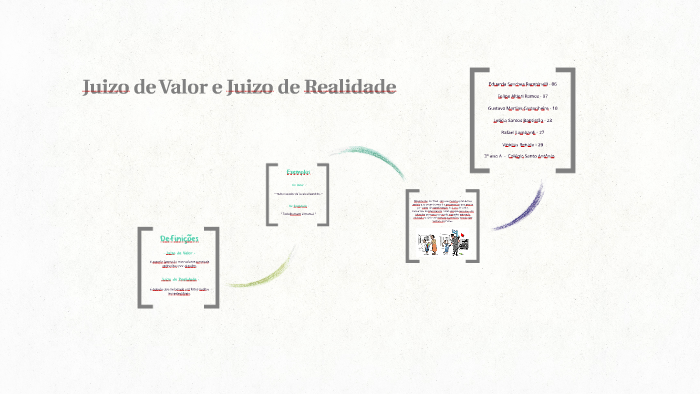Juizo de Valor e Juizo de Realidade by Eduarda Rampinelli on Prezi