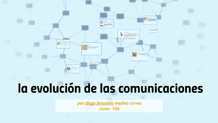 la evolucion de las comunicaciones by DIEGO FERNANDO MEDINA CORREA on Prezi