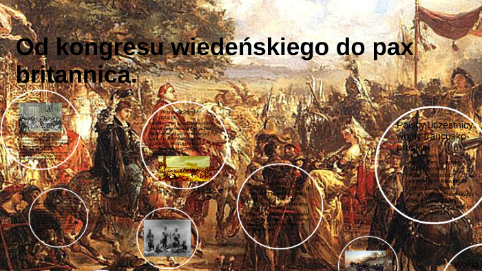 Od kongresu wiedeńskiego do pax britannica. by Dominika Wydra on Prezi