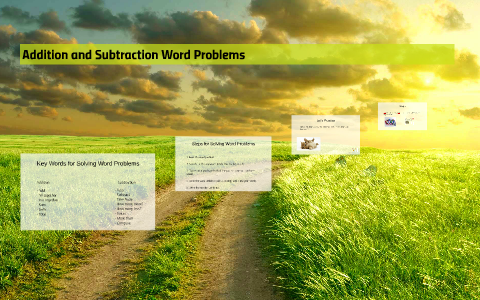 Addition And Subtraction Word Problems By Virginia Van Ingen