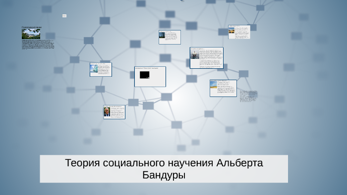 Теория социального научения бандуры презентация