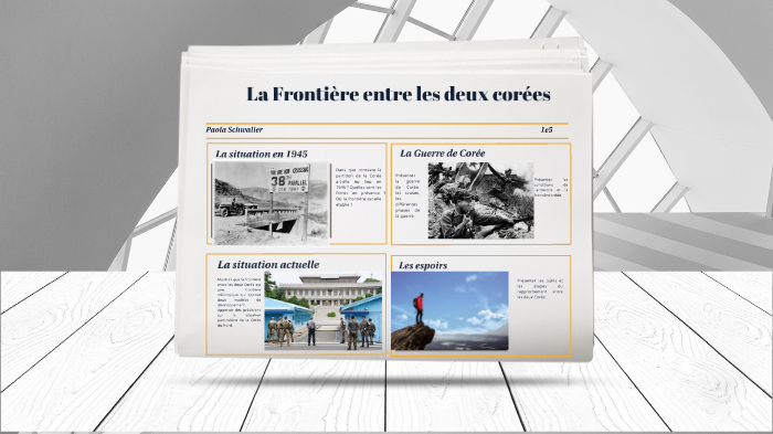 Exposé Sur La Frontière Entre Les Deux Corées