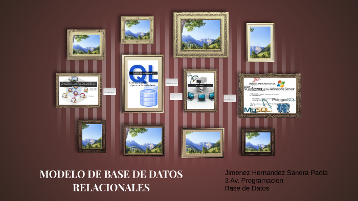 MODELO DE BASE DE DATOS RELACIONALES by sandra Jimenez on Prezi