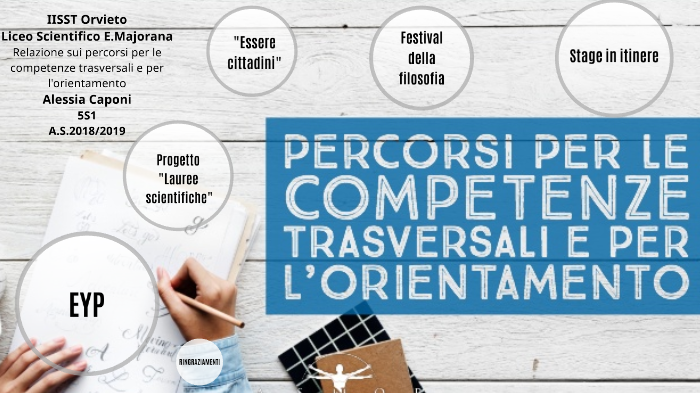 PERCORSI PER LE COMPETENZE TRASVERSALI E PER L'ORIENTAMENTO by Alessia ...