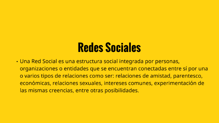 Redes Sociales by Alberto Torres on Prezi