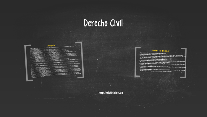 Derecho Civil by Cassie Cibrian on Prezi