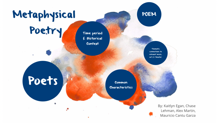 what are the characteristics of metaphysical poetry