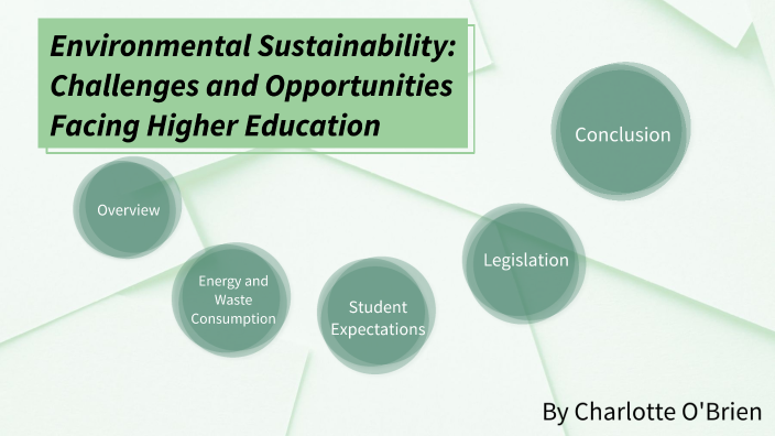 Environmental Sustainability: Challenges and Opportunities Facing ...