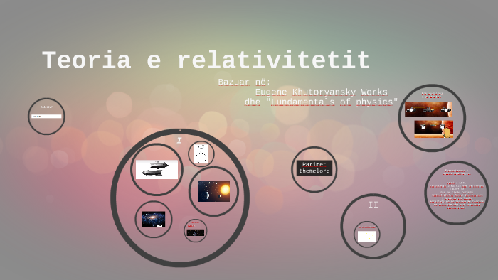 Teoremat E Rrethit Teoria e relativitetit by Bleard Loshaj on Prezi