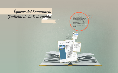 Épocas Del Semanario Judicial De La Federación By On Prezi