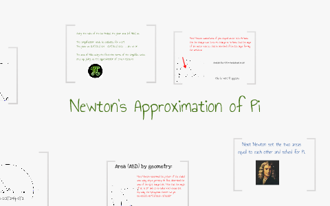 Newton's approximation of Pi by Jessica Wilding on Prezi