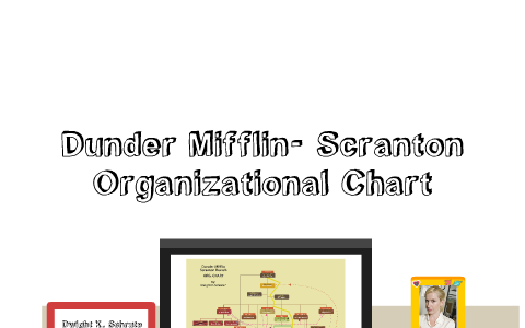 Dunder Mifflin- Scranton Organizational Chart by Erin Dalton ...