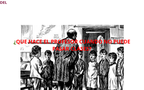 Articulo: ¿ qué hace el profesor cuándo no puede pasar clases? by ...