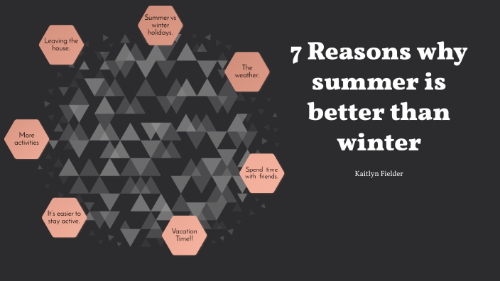 essay on why summer is better than winter