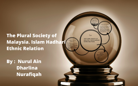 The Plural Society Of Malaysia Islam Hadhari Ethnic Relatio By