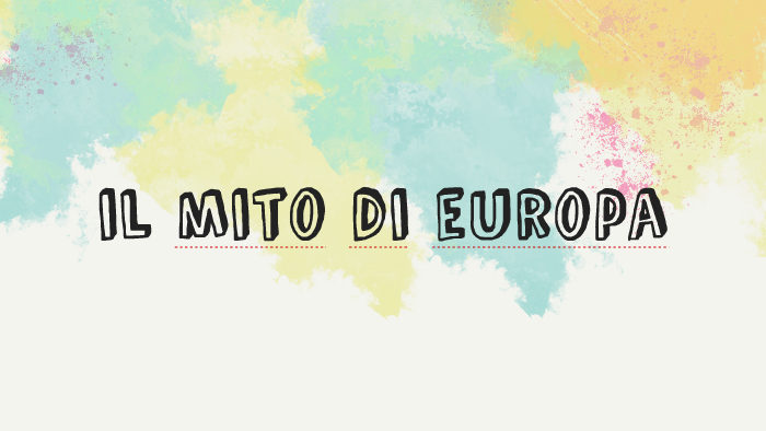 il mito di europa by Anita Bernardi on Prezi
