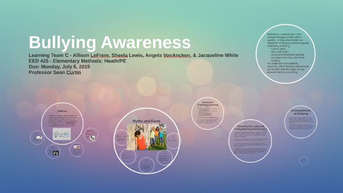 Bullying Awareness by Sheela Lewis on Prezi
