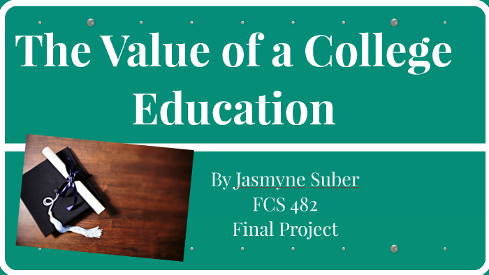 the value of college education essay