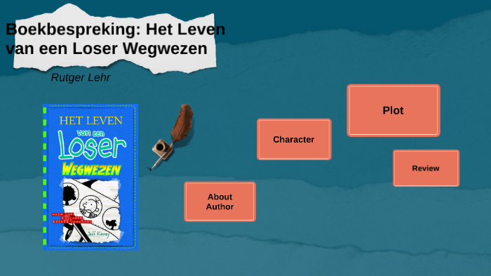 Boekbespreking: Het Leven van een Loser Wegwezen by Rutger Lehr on Prezi