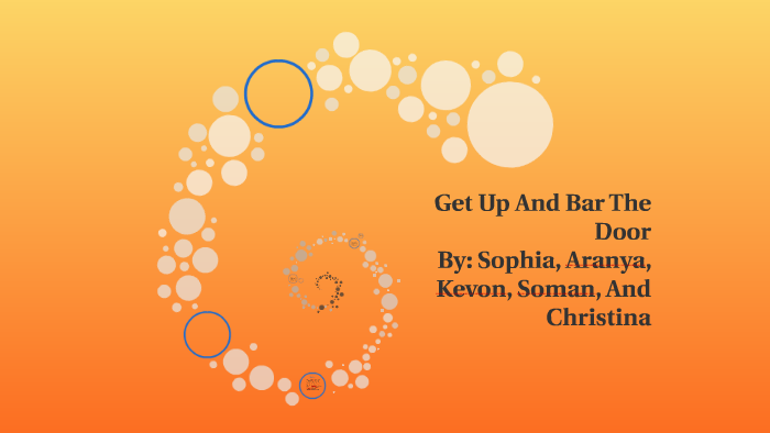 Get Up And Bar The Door By Sophia Dorman On Prezi