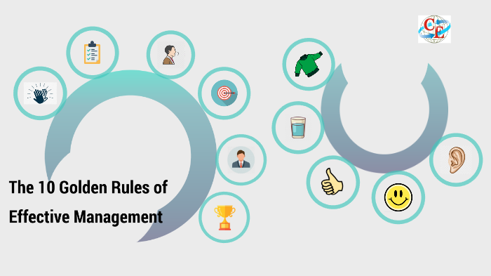 10 golden rules of effective management