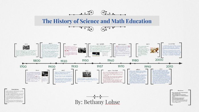 The History of Science and Math Education by Bethany Lohse on Prezi