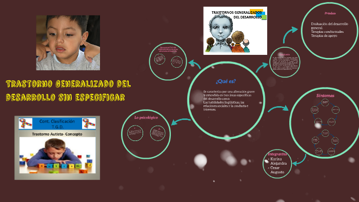 Trastorno generalizado del desarrollo sin especificar. by Anita Roque