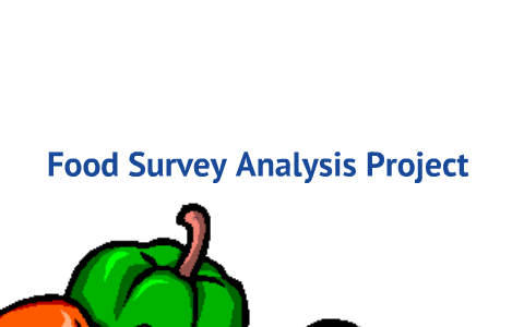 Food Survey Analysis Project by Mackenzie Diggins