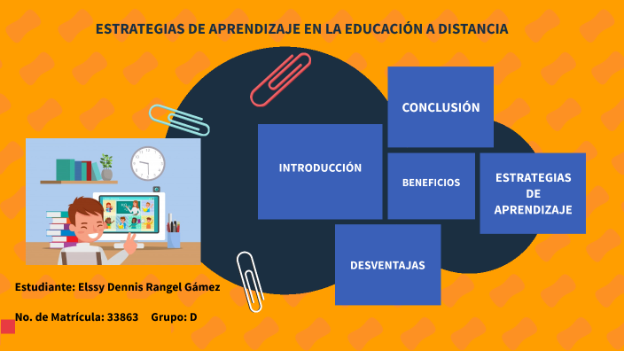 Estrategias de aprendizaje en la educación a distancia by Elssy Rangel ...