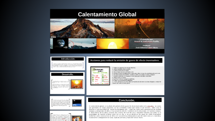 Calentamiento Global by Araceli Miriam Santamaria Padilla on Prezi