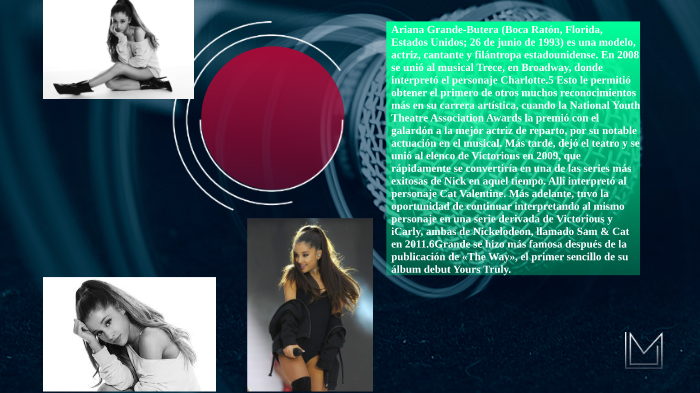 Ariana Grande by Ana Carriel on Prezi