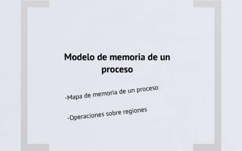 Modelo de memoria de un proceso by Arley Nova Salgado