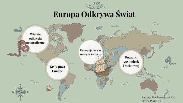Europa Odkrywa świat Sprawdzian Grupa B