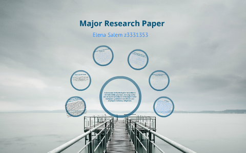 Major Paper Presentation by elena salem on Prezi