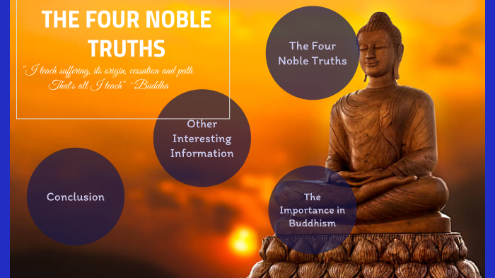 Buddhism Presentation The Four Noble Truths By Rubisha Khalid On Prezi