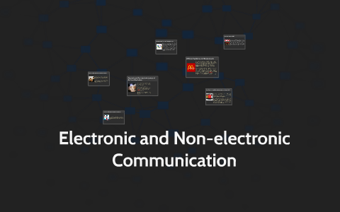 Electronic Media Examples