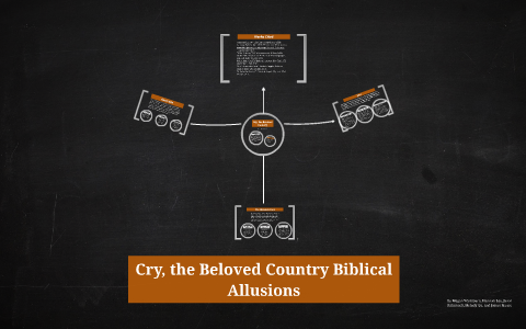 allusions in cry the beloved country