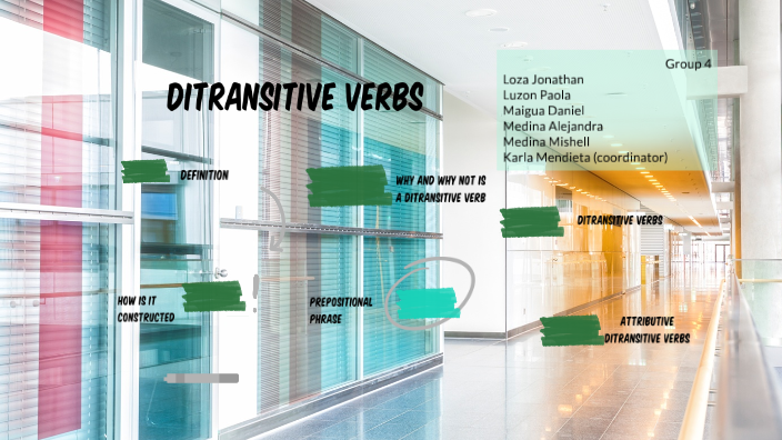 Ditransitive verbs by Mishell Medina on Prezi