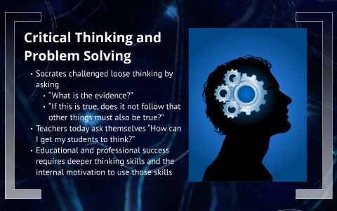 indicators of critical thinking and problem solving in mathematics