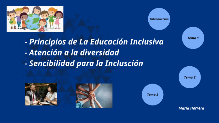 Principios De La Educación Inclusiva By María Herrera On Prezi