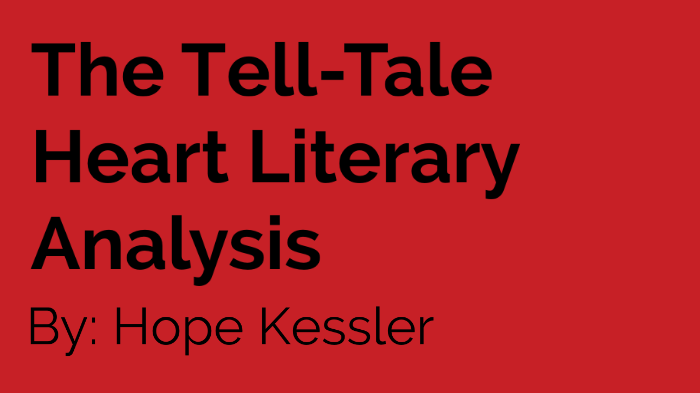 tell tale heart thesis statement