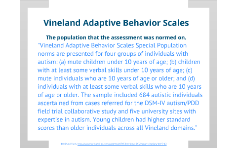 behavior adaptive vineland scale prezi slideshare mara walters hooey scales next